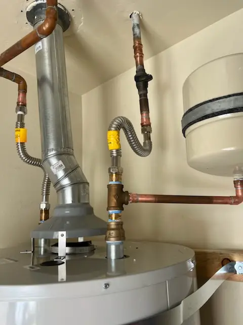 Water heater installation and plumbing repair in Norton